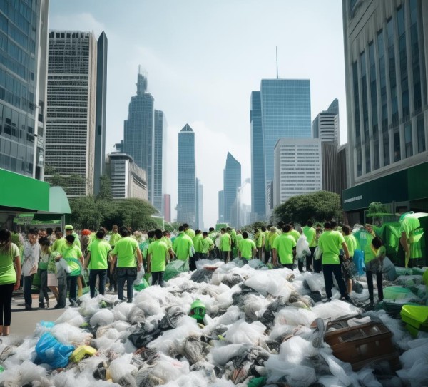 白色垃圾，城市生态的危机—绿色回收日活动 plan
